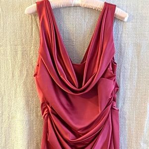 David’s Bridal cocktail dress pink size 12